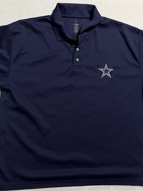 Dallas Cowboys Apparel Men's Navy w/Star Logo Polo Shirt Size XL
